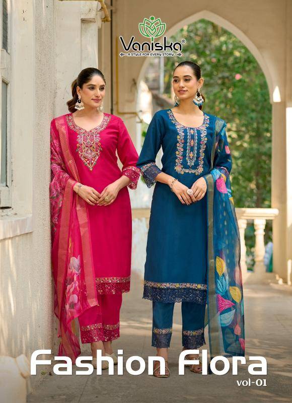 Vaniska fashion flora vol 1 Indian wholesale kurtis